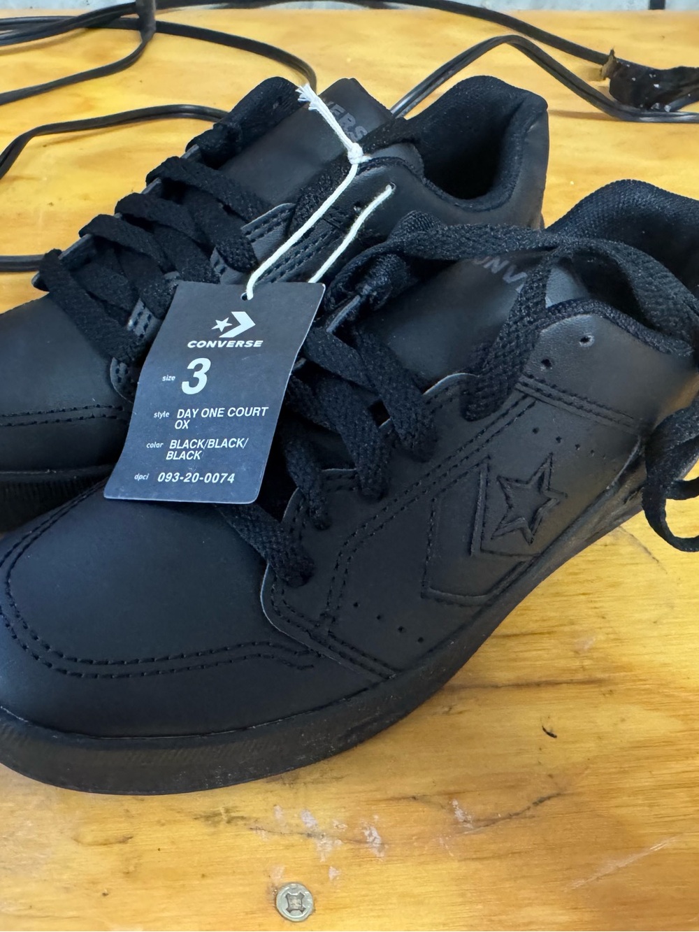 Converse Kids Day One Court Ox Sneakers - Black